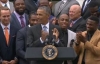Barack Obama hosts Broncos at White House
