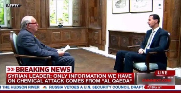 President Bashar al-Assad Gives First Interview Since Syria Airstrikes