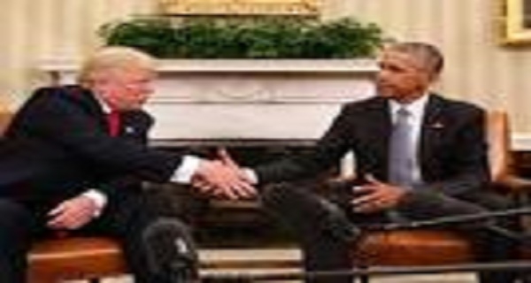 President Obama Meets With Elected Donald Trump At The White House.